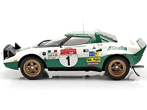 Ixo Models 1975 Lancia Stratos HF Rallye San Remo Munari/Mannucci 1:18 18RMC061A