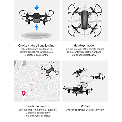 J-Clock Mini Drone HD Fotografía aérea Quadcopter Adulto RC Avión Niños Juguete Volador al Aire Libre Juego jardín