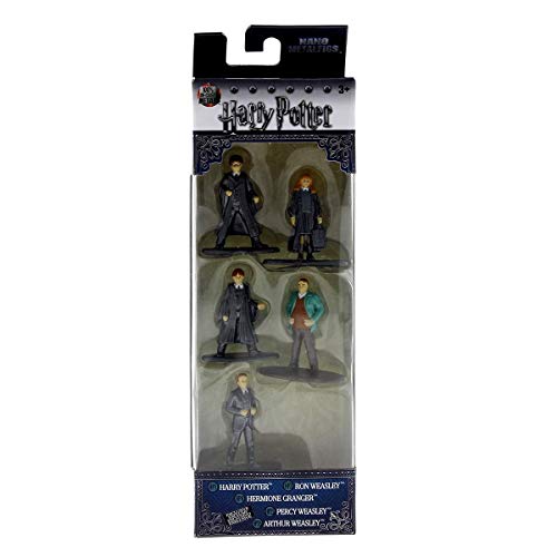 Jada- Nano MetalsFig Pack 5 figuras Harry Potter, (JADA98666), modelos surtidos, 1 pack