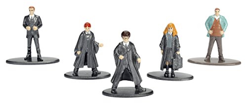 Jada- Nano MetalsFig Pack 5 figuras Harry Potter, (JADA98666), modelos surtidos, 1 pack