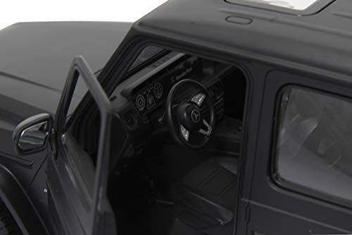 Jamara 405176 Mercedes AMG G63 1:14 Negro 2,4 GHz Licencia Oficial, hasta 1 Hora de Tiempo de conducción a Aprox. 11 km/h, Detalles Perfectamente imitados, Acabado