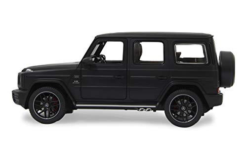 Jamara 405176 Mercedes AMG G63 1:14 Negro 2,4 GHz Licencia Oficial, hasta 1 Hora de Tiempo de conducción a Aprox. 11 km/h, Detalles Perfectamente imitados, Acabado