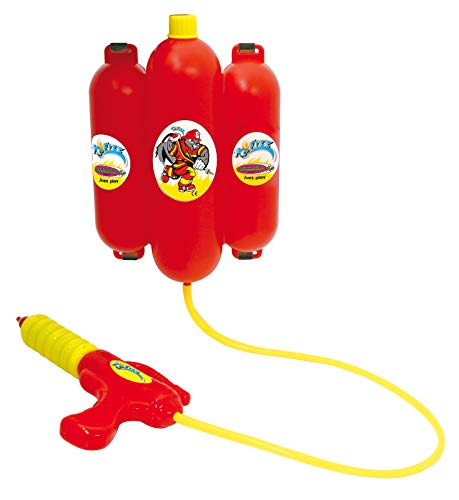 Jamara 460342 Pistola de Agua Con Mochila 2,5L, Rojo