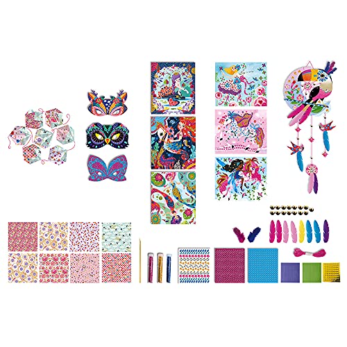 Janod J07888 Pretty Decorations Set de caja multiactividad, 11 piezas