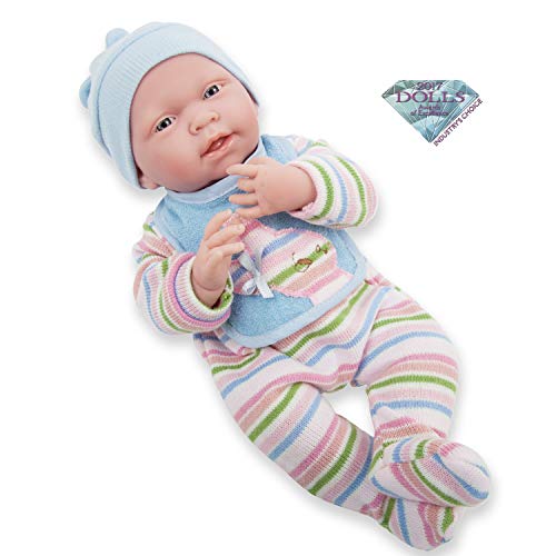 JC TOYS-La Newborn Muñeco bebé, Color Azul (18057)