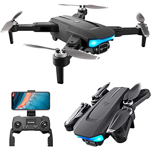 JHGF Drone con Cámara 6K para Adultos GPS 5G WiFi FPV Drones Motor Sin Escobillas Profesional RC Quadcopter Vuelo 1Km, 28Mins Tiempo De Vuelo, Sígueme, Regreso Automático A Casa, Batería * 1 (Ba