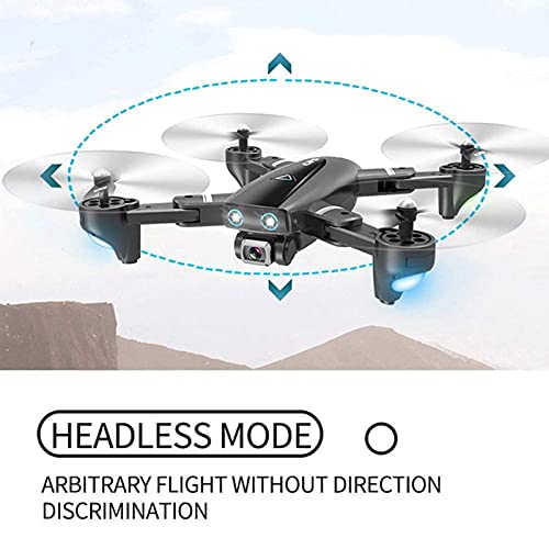 JHGF GPS Drone, 5G WiFi FPV RC Drone con Cámara 4K HD Fotos De Gestos Video, Regreso Automático A Casa, Mantener La Altitud, Sígueme Adultos RC Quadcopter con 2 Baterías