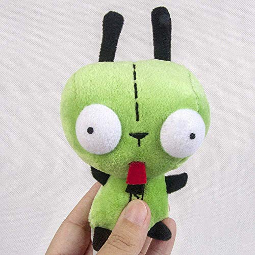 JMHomeDecor Juguetes De Peluche para Niñas 25Cm 3D Ojos Saltones Green Alien Invader Perro De Peluche De Juguete