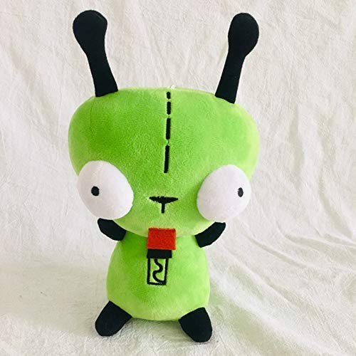 JMHomeDecor Juguetes De Peluche para Niñas 25Cm 3D Ojos Saltones Green Alien Invader Perro De Peluche De Juguete