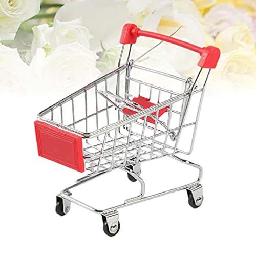 jojofuny 3 Unids Mini Carritos de Compras Juguete Carrito de La Compra Supermercado a Mano Compras Comprar Carros de Juguete para Niños Pequeños Niños Cocina Fingir Juego