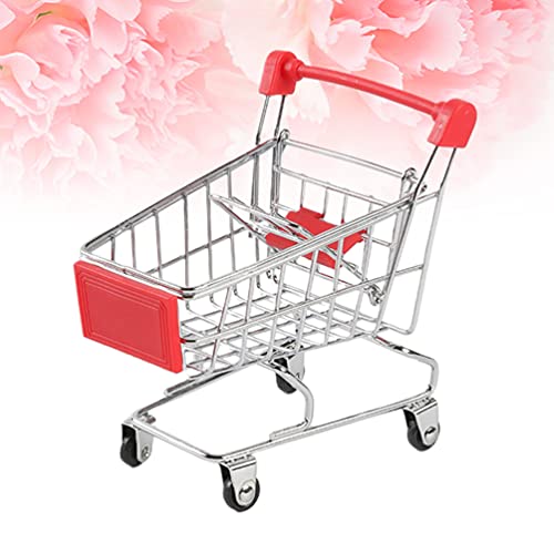 jojofuny 3 Unids Mini Carritos de Compras Juguete Carrito de La Compra Supermercado a Mano Compras Comprar Carros de Juguete para Niños Pequeños Niños Cocina Fingir Juego