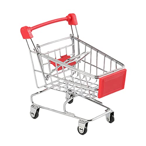 jojofuny 3 Unids Mini Carritos de Compras Juguete Carrito de La Compra Supermercado a Mano Compras Comprar Carros de Juguete para Niños Pequeños Niños Cocina Fingir Juego