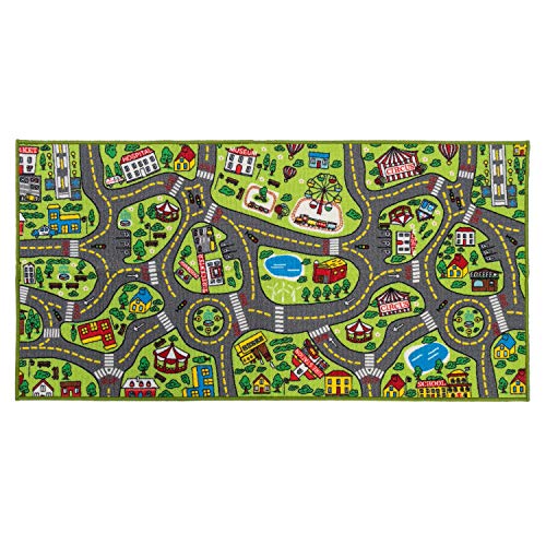 JOYIN 2 Pack 80x150cm de Alfombras de Juego Vida en la Ciudad para Niños Más de 3 Años