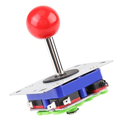 Joystick Arcade, estilo de competición clásico 2/4/8 Way Game Joystick Controller Ball para máquina de juegos Arcade y otros juegos de lucha para PC