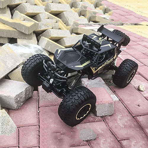 JSLCCT 2.4G 4WD Mountain Big Feet Monster Truck, 1/8 Super Large Body Alloy Climbing Drift RC Car, Carreras de Alta Velocidad, RC Off-Road Vehicle, Climbing Car, Regalo para niños