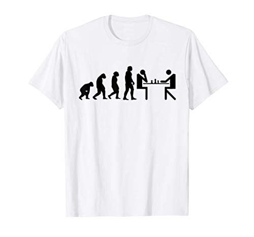 Juego de ajedrez Tablero de ajedrez Evolución Ajedrez Camiseta