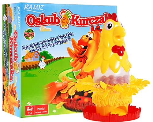 Juego de arcade familiar Chicken Pluck Yellow para niños a partir de 3 años y adultos, juguete creativo para 2-4 jugadores