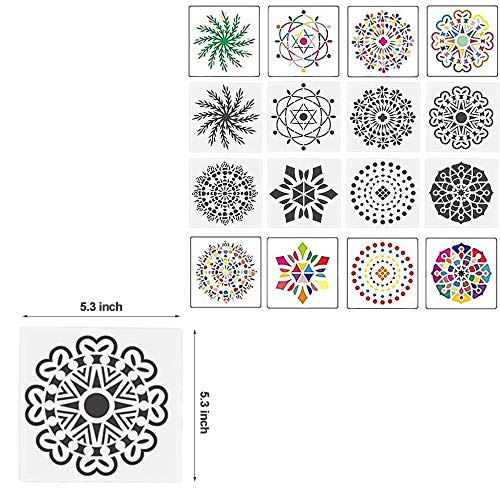 Juego de herramientas de arte de 35 piezas Mandala Dotting Tools, para pintar rocas Mandala Painting Dotting Sotcil Dot Mandala Kit Nail Art