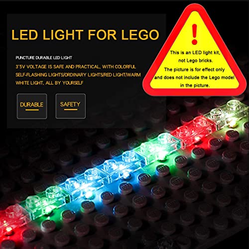 Juego de iluminación LED HAMM para LEGO Speed Champions 1985 Audi Sport Quattros S1 76897 – Juego de iluminación LED compatible con Lego 76897 (solo incluye LED, no incluye kit de Lego)