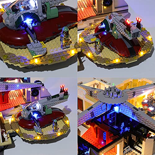 Juego de Luces Utilizado para (Star Wars Betrayal at Cloud City) Modelo de Bloques de construcción - Juego de Luces Compatible con Lego 75222 (Solo Kit de Luces Incluido)