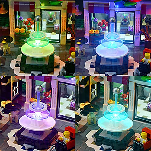 Juego Iluminación LED para Lego 10255 Appointment Square, Juego Iluminación con Conexión USB, Compatible con Lego 10255 (Solo Luces, No Modelos Lego)