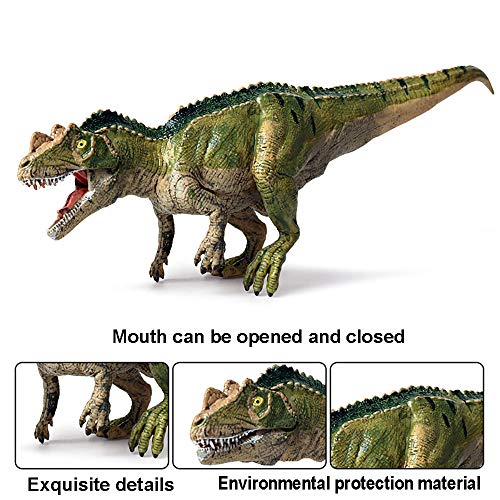 Juguete de Dinosaurio, Juguete de Dinosaurio Ceratosaurus, Modelo de Dinosaurio de simulación de plástico Grande, Juguetes educativos de plástico Dino Jurassic World