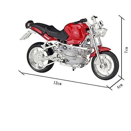 Juguete De La Motocicleta Relación de Motocicleta Juguete 1:18 Escala for B-M-W R1100R Diecast Motoccycle Modelo Workable Shork Absorber Juguete for los Regalos de los niños Colección de Juguetes