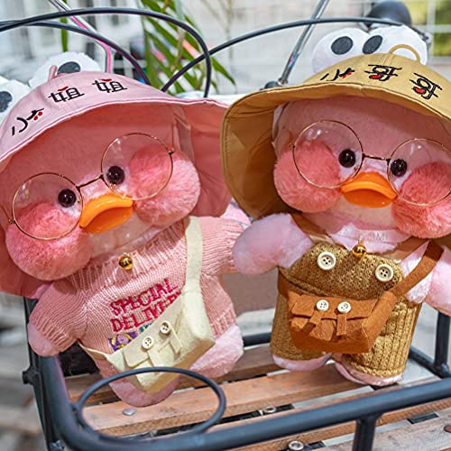 Juguete de peluche de pato rosa, juguetes suaves de Pascua, juguete de peluche, Plushies, pato kawaii, regalo de cumpleaños para niños, niñas y bebés