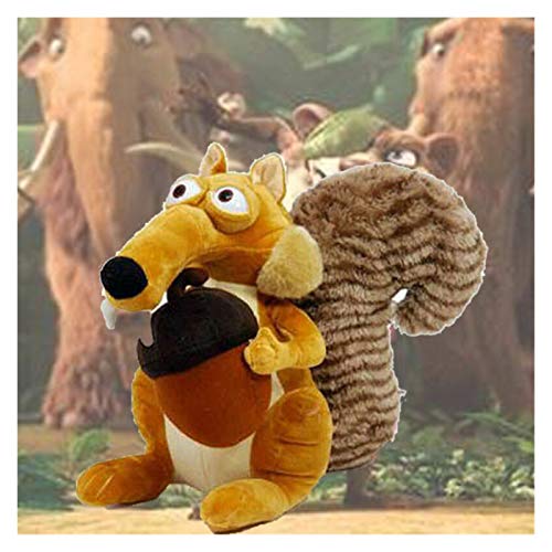 Juguete de peluche Divertido lindo animal muñeca de hielo Edad de hielo 3 Scrat Squirrel Relleno niños peluche Decoraciones de cumpleaños Regalo de cumpleaños Anti-arrugas regalo de cumpleaños