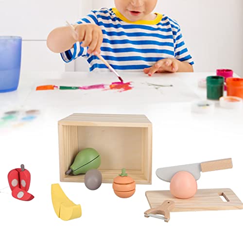 Juguete para Dividir Frutas, Cocina, Juguetes para Dividir Alimentos Simulados, Vegetales, Frutas, Juego de Simulación para Dividir, para Niños, Niñas, Niños, Niñas, Educación(Simulated Fruit)