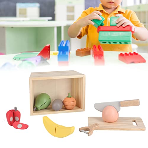 Juguete para Dividir Frutas, Cocina, Juguetes para Dividir Alimentos Simulados, Vegetales, Frutas, Juego de Simulación para Dividir, para Niños, Niñas, Niños, Niñas, Educación(Simulated Fruit)