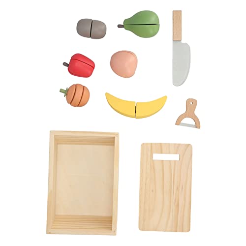 Juguete para Dividir Frutas, Cocina, Juguetes para Dividir Alimentos Simulados, Vegetales, Frutas, Juego de Simulación para Dividir, para Niños, Niñas, Niños, Niñas, Educación(Simulated Fruit)