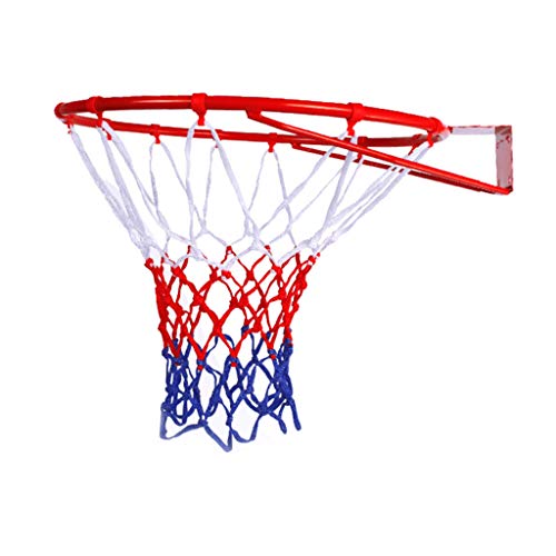 Juguetes de baloncesto Toy Baloncesto Hoop Colgando Baloncesto Mueble Mueble Malta Hoop RIM para al aire libre interior Muy duradero Baloncesto de Baloncesto Aro marco de acero pesado canasta de balon