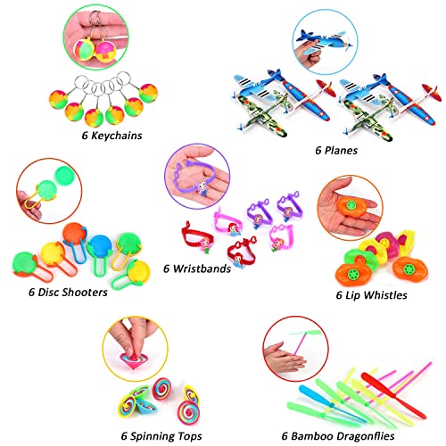 Juguetes de Fiesta a Granel, 120 Favores de Fiesta para Niños, Juguetes para Rellenar Piñatas, Relleno de Piñatas de Cumpleaños, Bolsas de Regalo de Fiestas para Carnavales Pascua Halloween