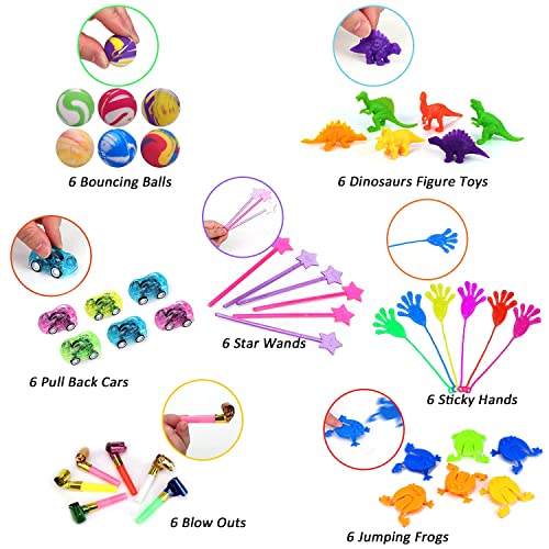Juguetes de Fiesta a Granel, 120 Favores de Fiesta para Niños, Juguetes para Rellenar Piñatas, Relleno de Piñatas de Cumpleaños, Bolsas de Regalo de Fiestas para Carnavales Pascua Halloween