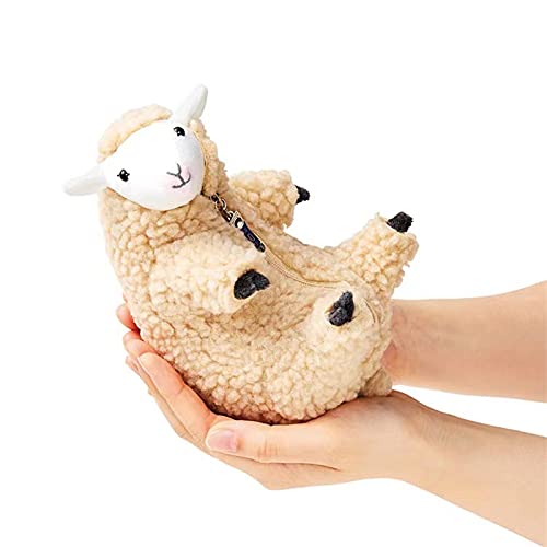 Juguetes de muñeca de oveja encantadora,Peluche de oveja de peluche,Peluche muñeca ovejas juegan juguetes para bebés niños niños,Muñeca divertida de animales de peluche,Juguete de peluche de alpaca