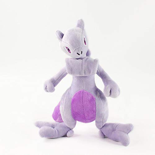 Juguetes suaves de 26 cm de dibujos animados de peluche de anime suave animal Mewtwo relleno Mega Mew muñecas juguetes para niños bebé niños regalo de cumpleaños juguetes de peluche