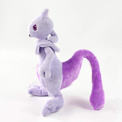 Juguetes suaves de 26 cm de dibujos animados de peluche de anime suave animal Mewtwo relleno Mega Mew muñecas juguetes para niños bebé niños regalo de cumpleaños juguetes de peluche