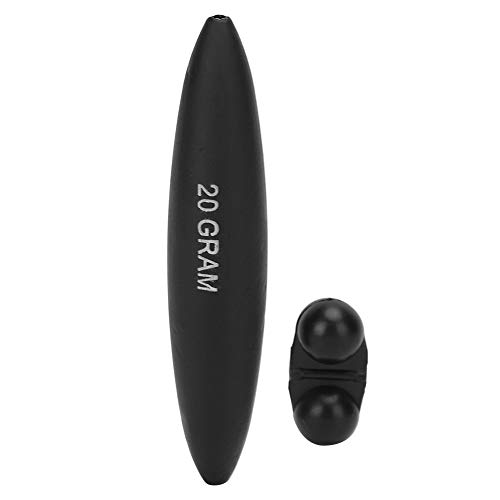 Juicemoo Flotador Negro, Flotador de Pesca de Alta sensibilidad, al Aire Libre para Pescador, Tienda de Aparejos de Pesca, Pesca Salvaje(20g)