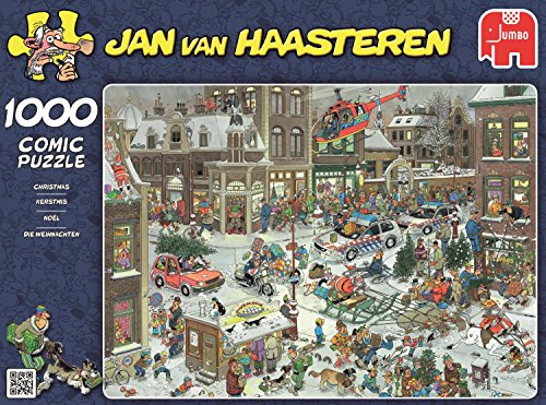 Jumbo Puzzle Christmas, 1000 Piezas (13007), Multicolor