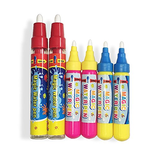 Jun-see Reemplazo de mágica Pluma de Agua, añadir Agua Pen (6pcs) para la Magia Doodle Mat