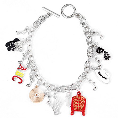 JUNGEN Pulsera de la música de la Letra de la Ropa Sombrero Creativo Diamante Bloqueo eslabón Cadena Brazalete para joyería de Las Mujeres