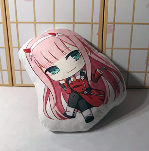 JunziWing Darling In The Franxx Almohada De Peluche, Anime Zero Two Muñeco De Peluche Lindo, Regalo De Cumpleaños para Bebés Y Niños 42Cm