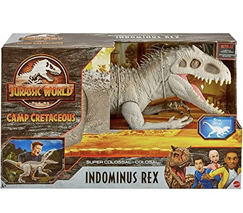 Jurassic World Camp Cretácico Isla Nublar Super Colosal Indominus Rex dinosaurio 35 pulgadas