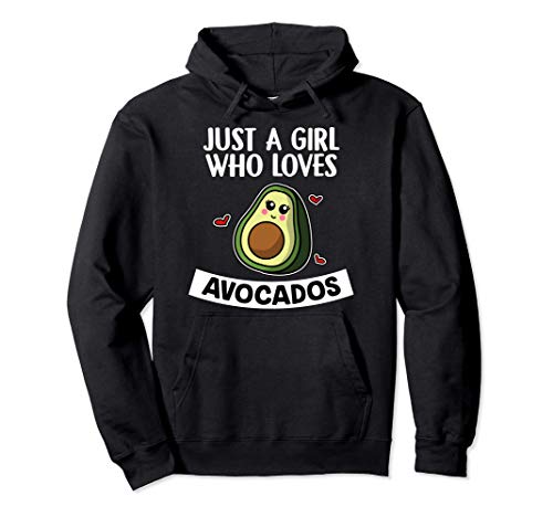 Just A Girl Who Loves Avocados Vegano Disfraz De Aguacate Sudadera con Capucha