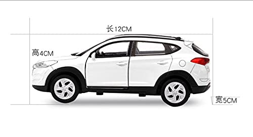 JYSMAM 1:36 Aleación De Retroceso para Hyundai Tucson SUV Modelo De Coche De Juguete Diecast Metal Regalos Juguetes Vehículo (Color : Orange)