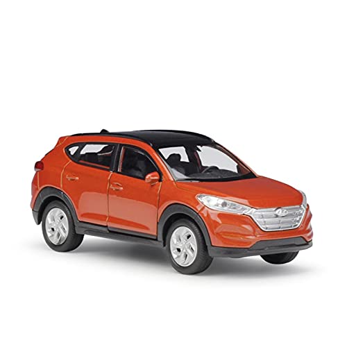 JYSMAM 1:36 Aleación De Retroceso para Hyundai Tucson SUV Modelo De Coche De Juguete Diecast Metal Regalos Juguetes Vehículo (Color : Orange)