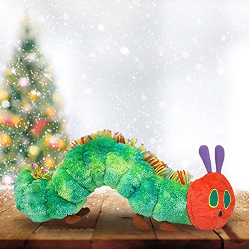 Kagodri Juguete de oruga hambrienta, 40 cm Caterpillar juguete de peluche encantador muy hambriento oruga grande regalo de juguete suave para niños