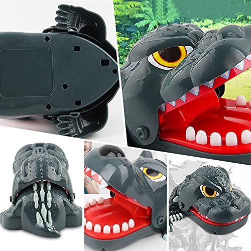 Kaimeilai Bite Finger Toy, Interesante Juguete para Dientes de cocodrilo Juguete para morder para Dentista Juguete de Seguridad para morder Dinosaurio, para morder Juego de Broma