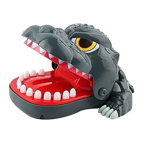 Kaimeilai Bite Finger Toy, Interesante Juguete para Dientes de cocodrilo Juguete para morder para Dentista Juguete de Seguridad para morder Dinosaurio, para morder Juego de Broma